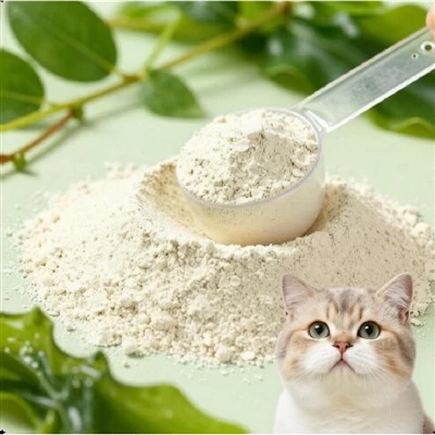 Polvere di spinaci liofilizzati-per alimenti per gatti
